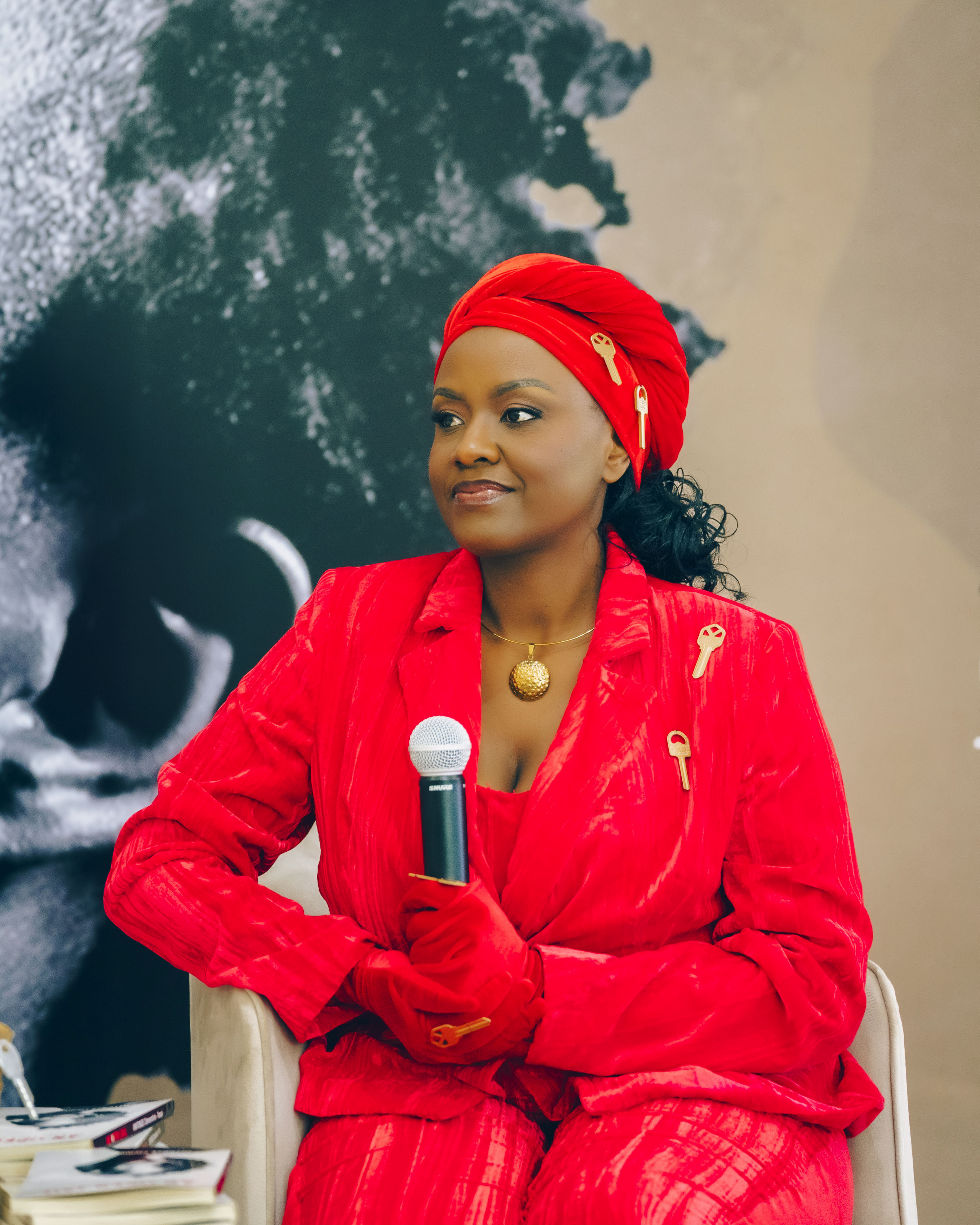 Tonzi at album listening party